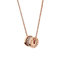 Bvlgari B.zero1 Mini Pendant Necklace – Rose Gold