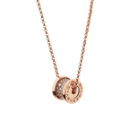 Bvlgari B.zero1 Mini Pendant Necklace – Rose Gold
