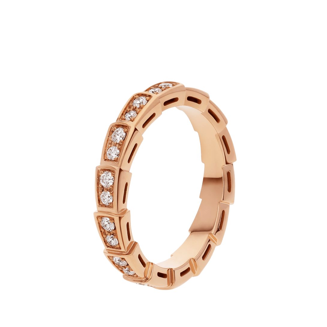 BVLGARI Serpenti Viper Ring – White Gold