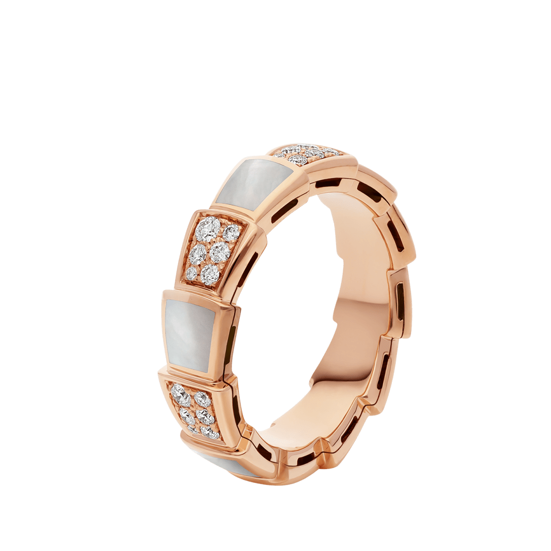 BVLGARI Serpenti Viper Ring – Rose Gold