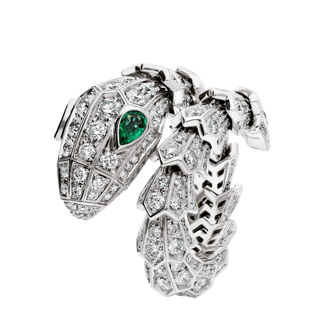 BVLGARI Serpenti Ring – White Gold