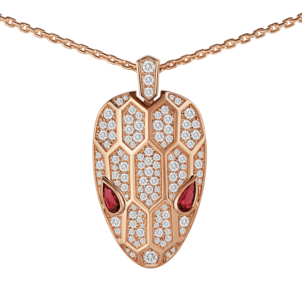 BVLGARI Serpenti Seduttori Necklace – Rose Gold