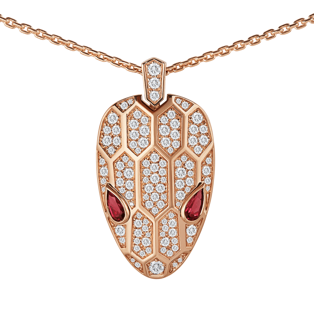 BVLGARI Serpenti Seduttori Necklace – Rose Gold