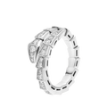 BVLGARI Serpenti Viper Ring – White Gold