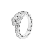 BVLGARI Serpenti Viper Ring – White Gold
