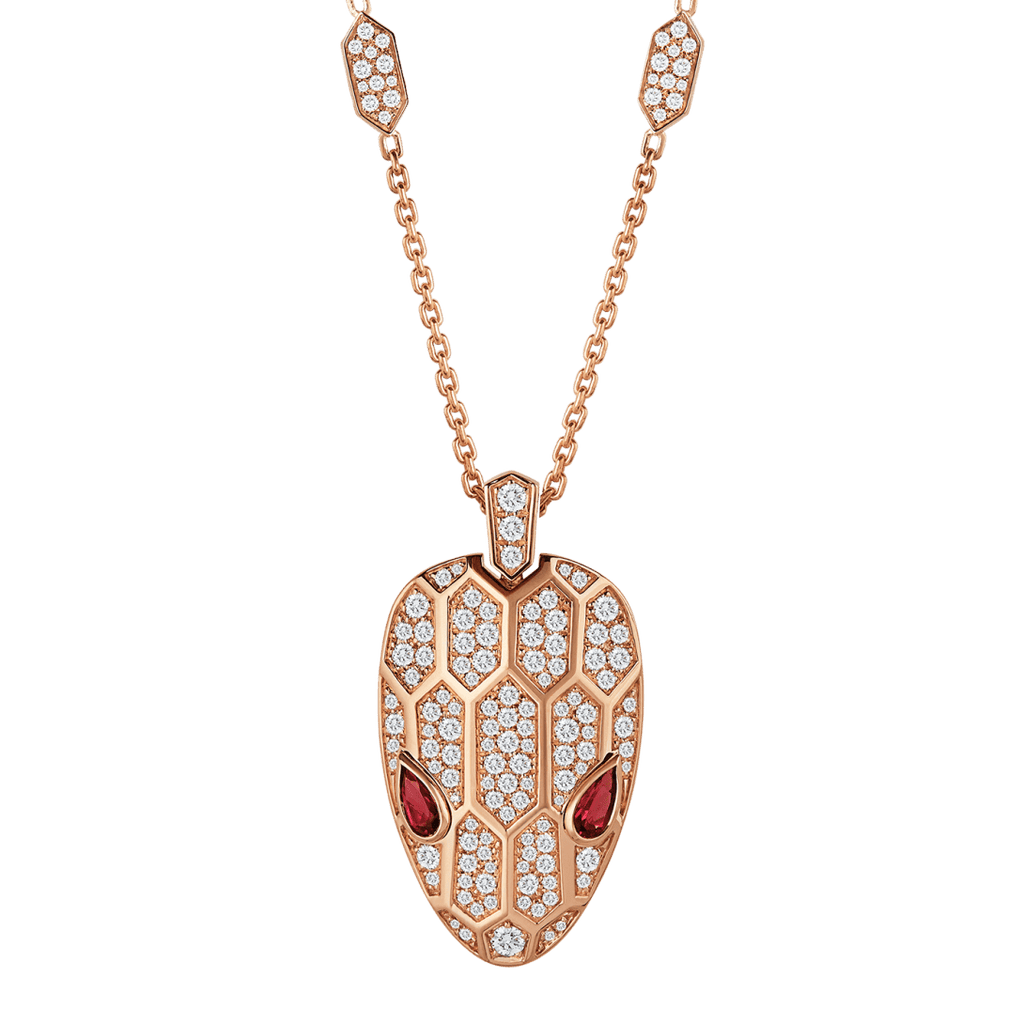 BVLGARI Serpenti Seduttori Necklace – Rose Gold