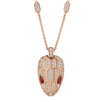 BVLGARI Serpenti Seduttori Necklace – Rose Gold