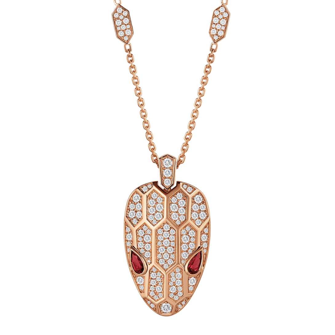 BVLGARI Serpenti Seduttori Necklace – Rose Gold