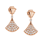 BVlgari DIVAS' DREAM earrings—Italian luxury jewelry in rose gold
