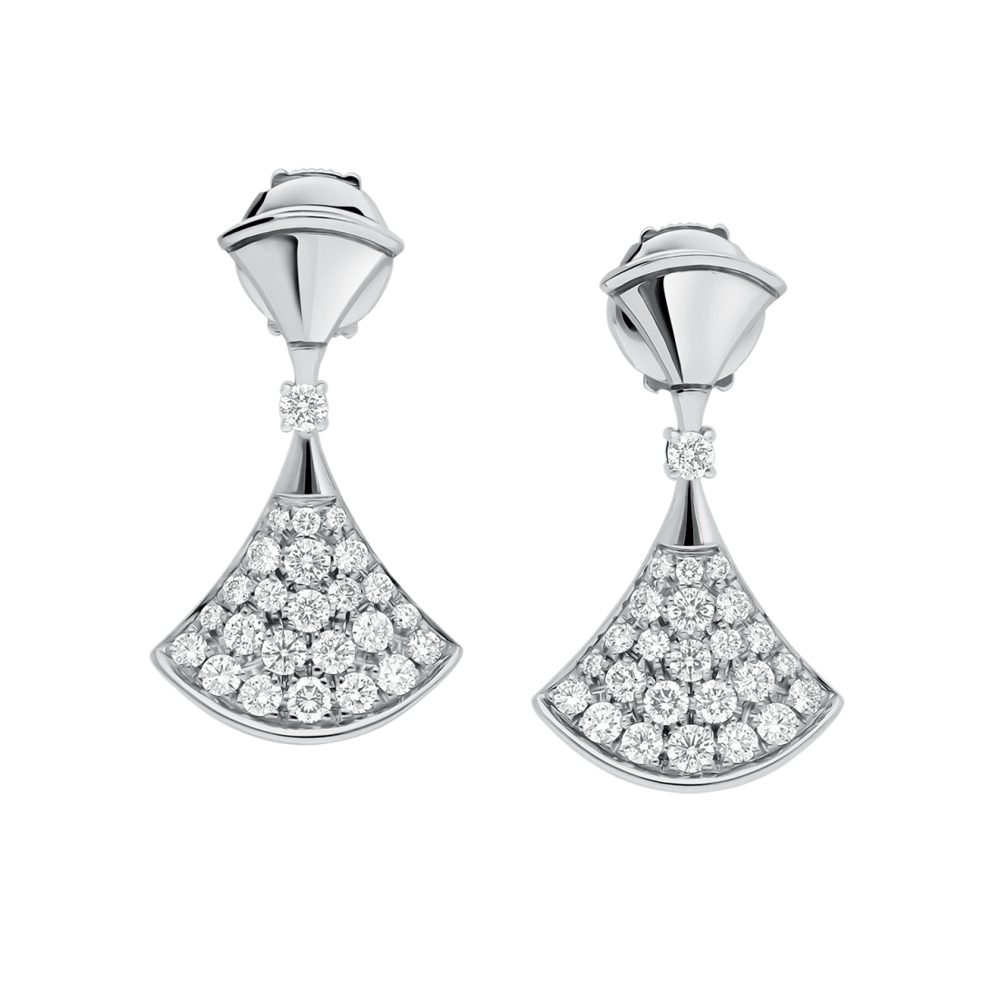 BVlgari DIVAS' DREAM earrings—Italian luxury jewelry in rose gold