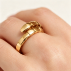 Bvlgari Serpenti Viper Ring – Yellow Gold