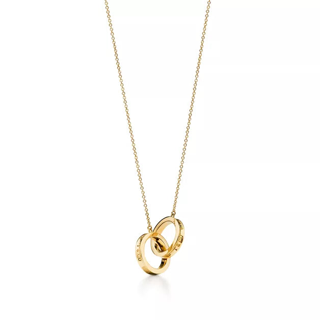 Tiffany & Co. Tiffany 1837 Collection Gold Interlocking Circles Necklace