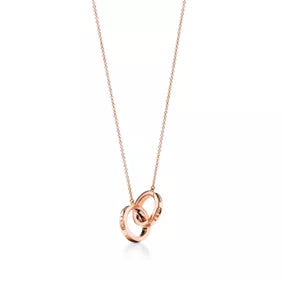 Tiffany & Co. Tiffany 1837 Collection Gold Interlocking Circles Necklace