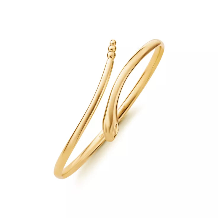 Tiffany Elsa Peretti Sterling Silver Snake Bracelet—Iconic Serpent Elegance