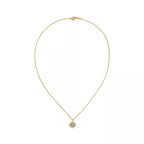 Tiffany & Co. Schlumberger Sixteen Stone X pendant necklace in yellow gold.
