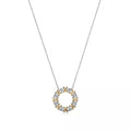 Tiffany Schlumberger Sixteen Stone necklace in platinum—round pendant