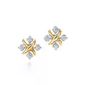 Schlumberger Lynn Series Gold Earrings – Iconic X-motif Studs | Luxury Jewelry