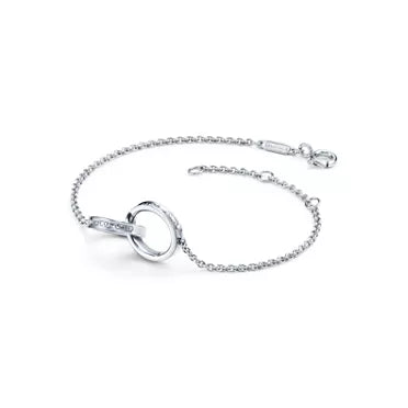 Tiffany & Co. Tiffany 1837 Interlocking Circles Chain Bracelet in Silver