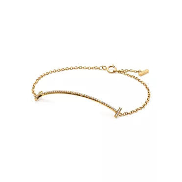 Tiffany & Co. Tiffany T Smile Platinum Bracelet