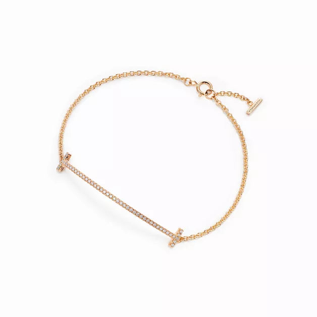 Tiffany & Co. Tiffany T Smile Platinum Bracelet