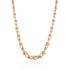 Tiffany HardWear Collection – Gold Gradient Link Necklace – Iconic Gauge Links