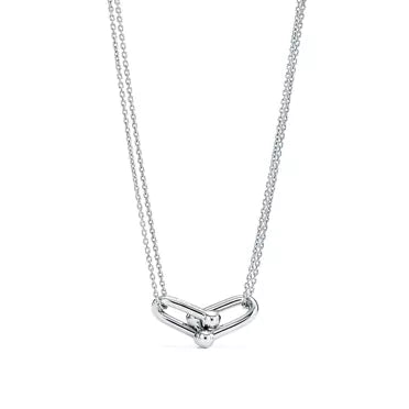 Tiffany HardWear Link Pendant Necklace in Silver