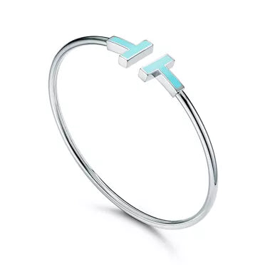 Tiffany Rose Gold T-Wire Double T Coil Bracelet
