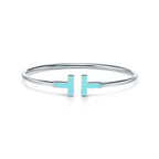 Tiffany Rose Gold T-Wire Double T Coil Bracelet