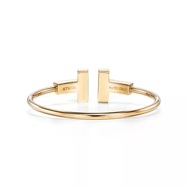 Tiffany T Wire Double-T Wrap Bracelet (Yellow Gold) — Iconic New York Elegance and Timeless Love