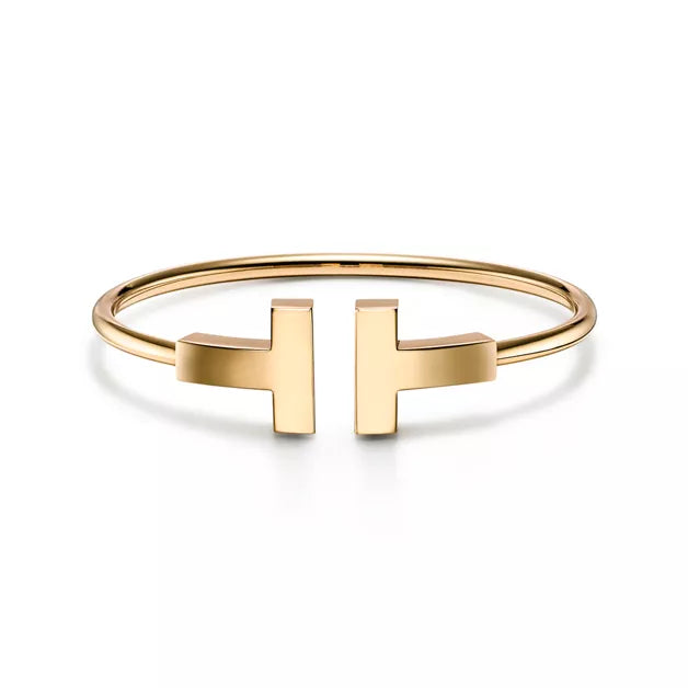 Tiffany T Wire Double-T Wrap Bracelet (Yellow Gold) — Iconic New York Elegance and Timeless Love