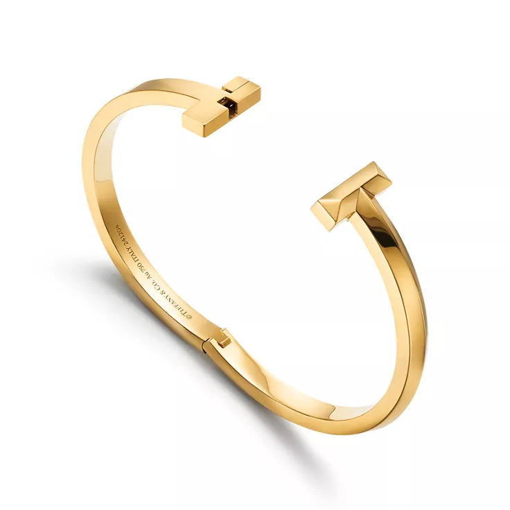 Tiffany T T1 Rose Gold Narrow Hinged Bangle — Modern Elegance and the Iconic Spirit of New York