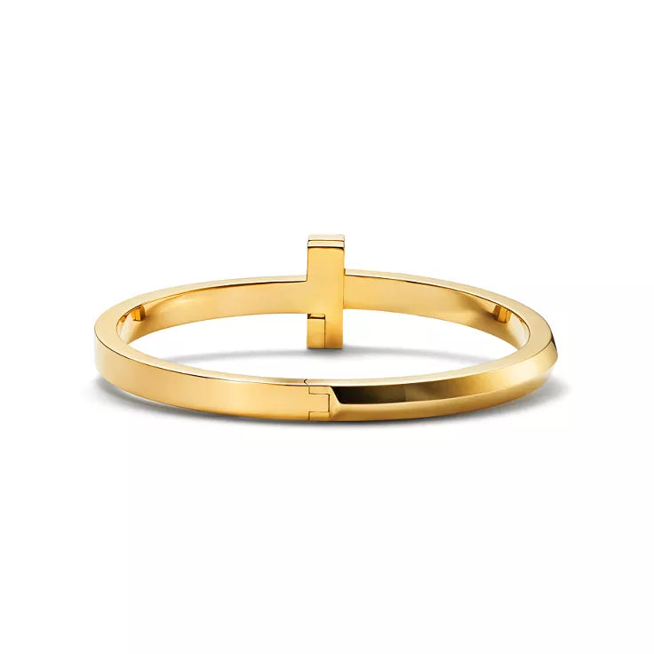 Tiffany T T1 Rose Gold Narrow Hinged Bangle — Modern Elegance and the Iconic Spirit of New York