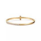 Tiffany T T1 Narrow Hinged Bangle (Yellow Gold)