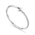 Tiffany T T1 Narrow Hinged Bangle in Platinum — Modern Elegance and the Iconic Spirit of New York
