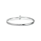 Tiffany T T1 Narrow Hinged Bangle in Platinum — Modern Elegance and the Iconic Spirit of New York