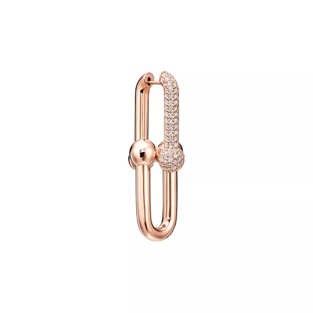 Tiffany — Tiffany HardWear Large Link Earrings in Gold — Iconic Link Drop Earrings