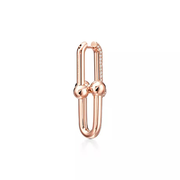 Tiffany — Tiffany HardWear Large Link Earrings in Gold — Iconic Link Drop Earrings
