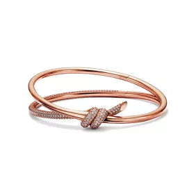 Tiffany Knot Double-Row Gold Bracelet—A Symbol of Enduring Bonds and Timeless Elegance