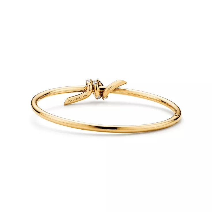 Tiffany T T1 Narrow Hinged Bangle in Yellow Gold—Modern Elegance and the Iconic Spirit of New York