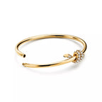 Tiffany T T1 Narrow Hinged Bangle in Yellow Gold—Modern Elegance and the Iconic Spirit of New York