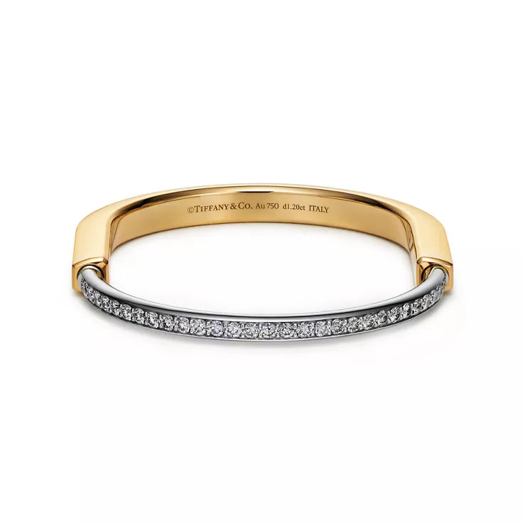 Tiffany Lock Narrow Gold Bangle—A Symbol of Enduring Protection and Timeless Elegance