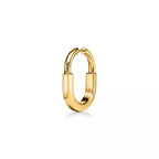 Tiffany. Tiffany Lock medium yellow gold earrings—iconic padlock-style clasp | Luxurious high-polish jewelry