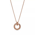 T1 Series Iconic Round Pendant Necklace in White Gold – Luxury Jewelry
