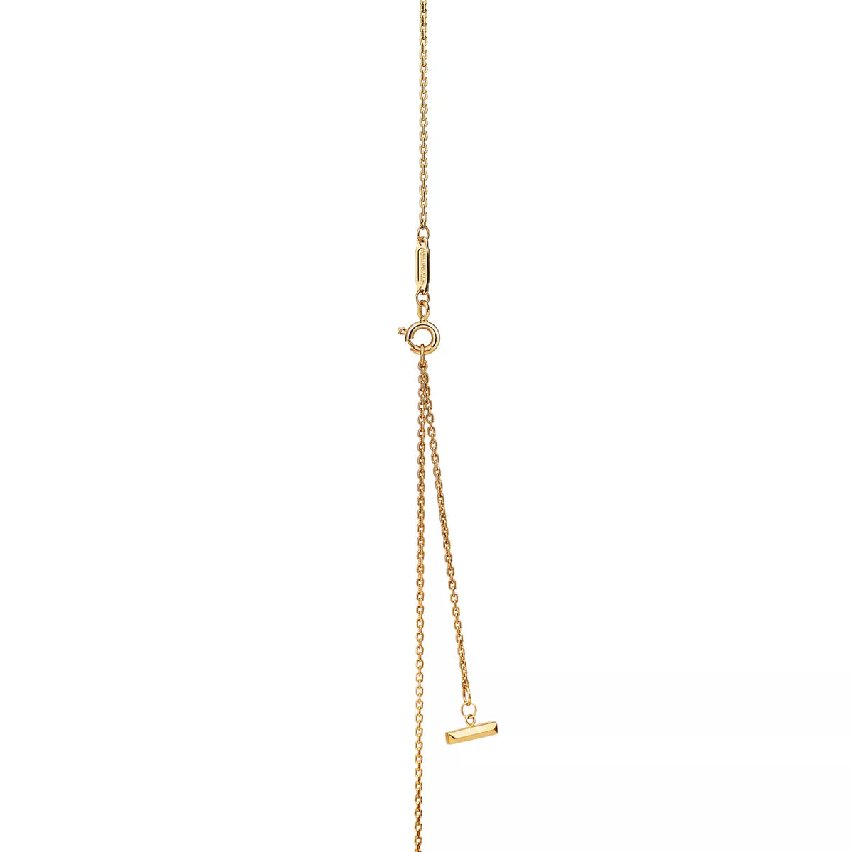 Tiffany & Co. Tiffany T Wire Circle Yellow Gold Pendant Necklace
