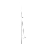 T1 Series Iconic Round Pendant Necklace in White Gold – Luxury Jewelry