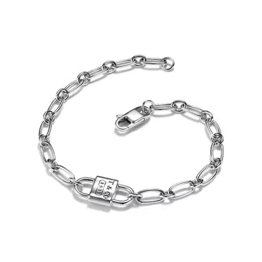 Tiffany & Co. Tiffany Collection Small Double-Lock Bracelet in Silver