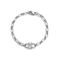 Tiffany & Co. Tiffany Collection Small Double-Lock Bracelet in Silver