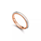 Tiffany. Together Milgrain Ring — Rose Gold Two-Tone Wedding Band