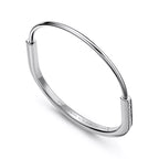 Tiffany & Co. Tiffany Lock Narrow Bracelet in Platinum