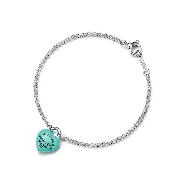Tiffany & Co. Return to Tiffany Full Heart Tag Bracelet in Silver